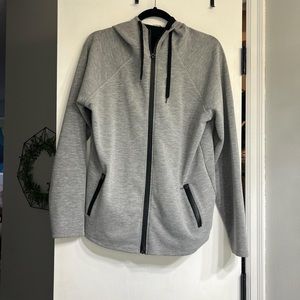 Zara Sport gray zip-up hoodie